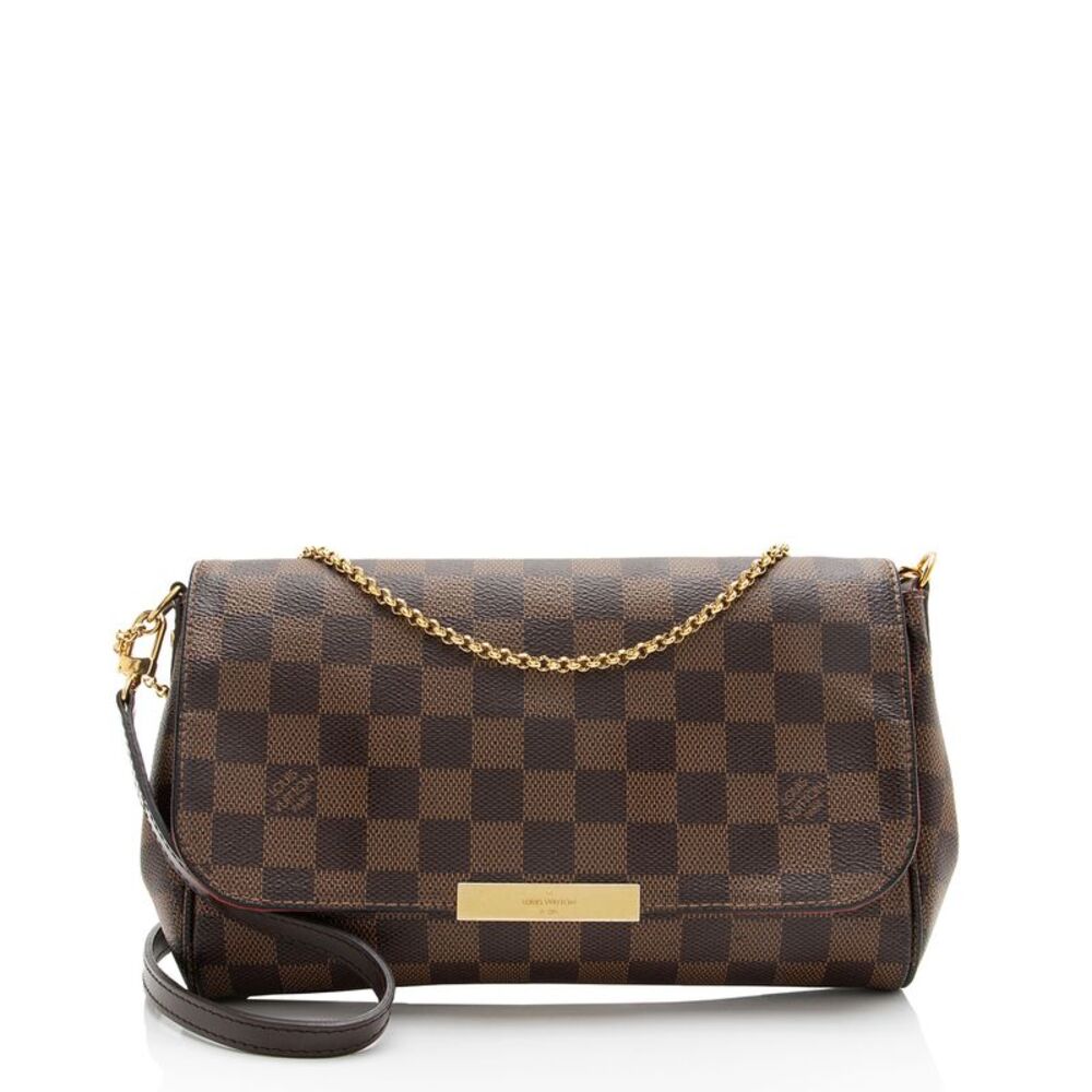 Louis Vuitton Damier Ebene Favorite MM Shoulder Bag
